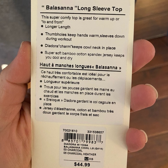 Diadora long sleeved top. - Picture 2 of 2